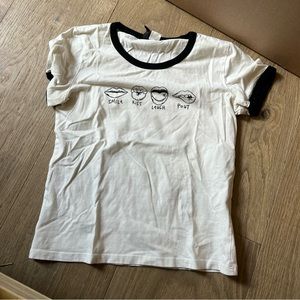 H&M cute graphic baby tee